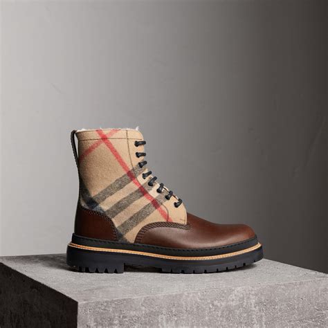 burberry shoes men red|Burberry men's boots.